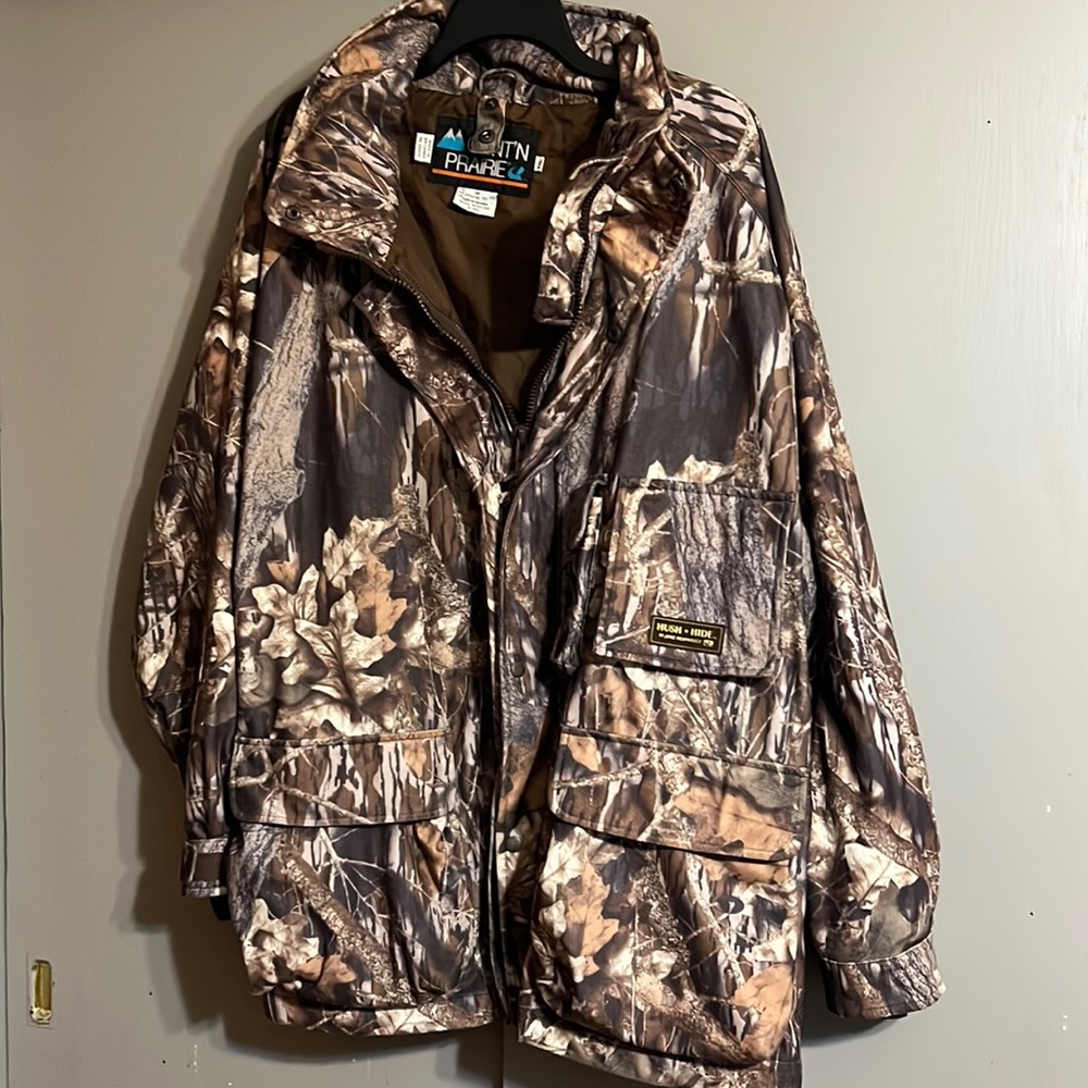 Mount'n Prairie Hush Hide Camo Hunting Jacket